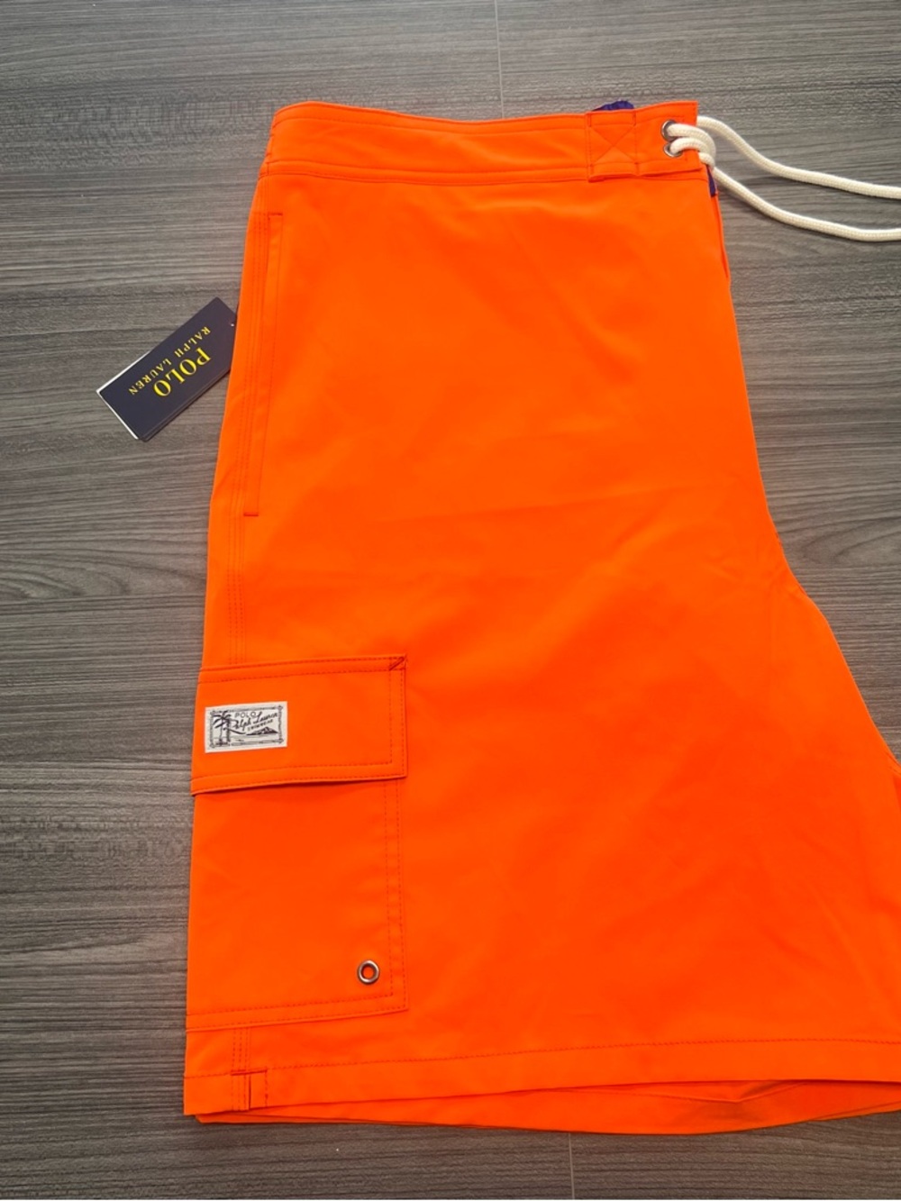 Polo by Ralph Lauren Orange Men's Swim Trunks